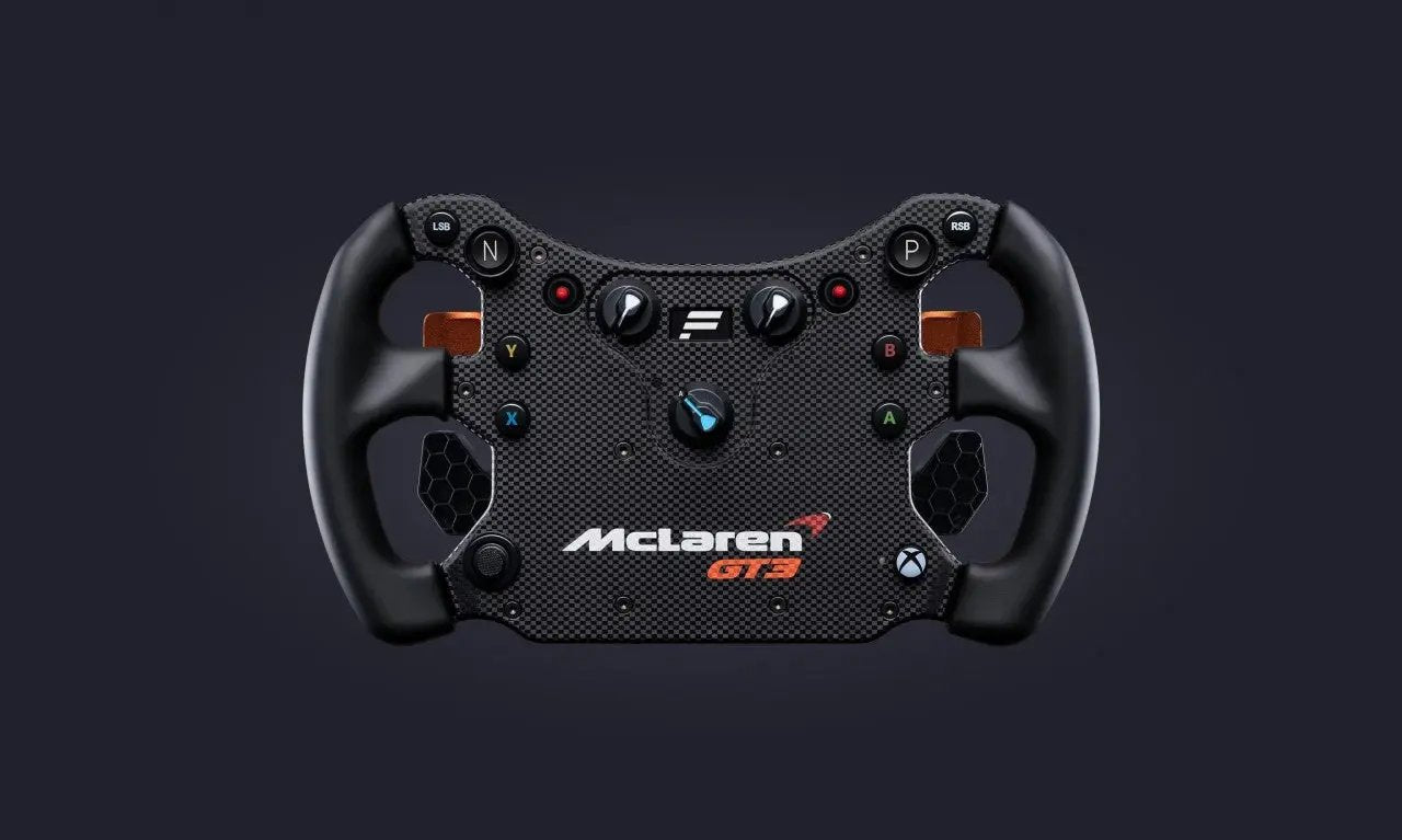 Fanatec csl-elite-steering-wheel-mclaren-gt3-v2 In stock with Supplier 7 to 14 days