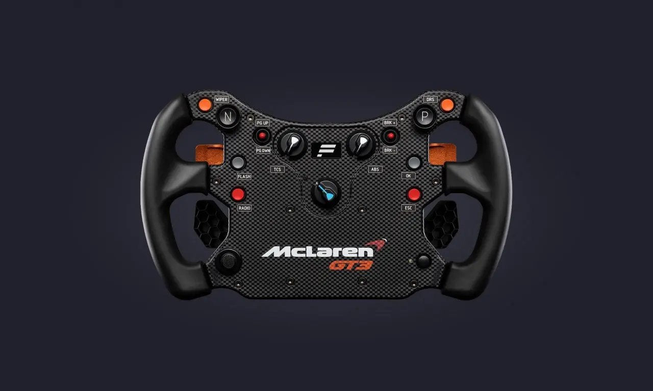 Fanatec csl-elite-steering-wheel-mclaren-gt3-v2 In stock with Supplier 7 to 14 days