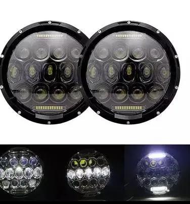 7 Inch 60W LED Headlight With DRL Daytime Running Light High Low Beam Amber Turn Signal In stock with Supplier 7 to 14 days