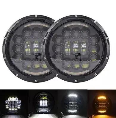 7 Inch 60W LED Headlight With DRL Daytime Running Light High Low Beam Amber Turn Signal In stock with Supplier 7 to 14 days