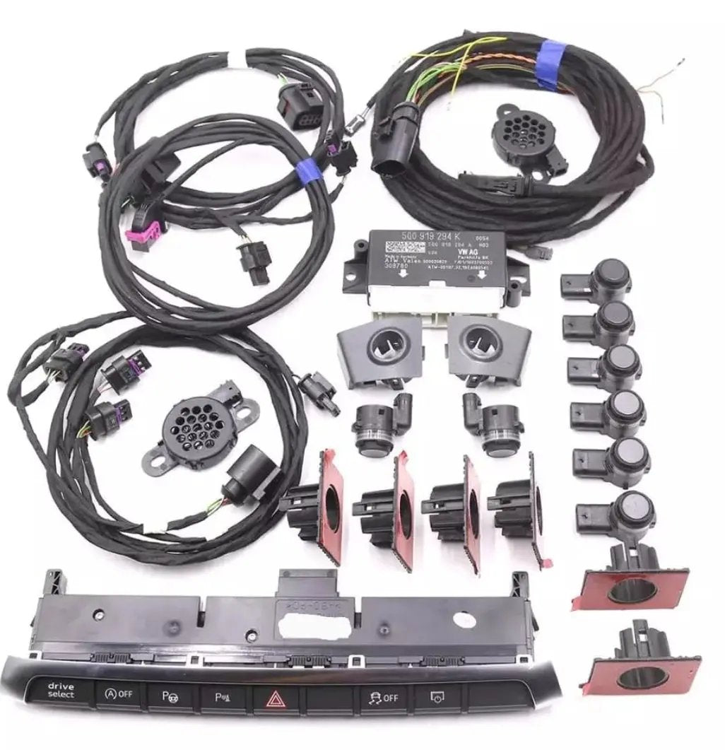 Front & Rear OPS Parking Sensor Set Front PDC OPS For AUDI A4/A5 B9/8w Retrofitters RSA