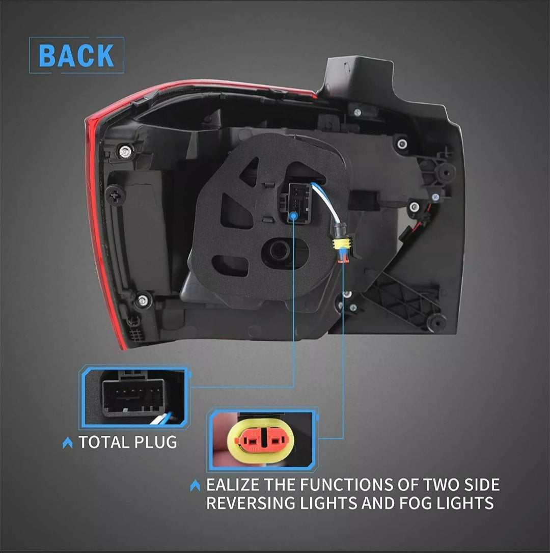 Volkswagen Polo aw1 mk6 Non Oem Tail light upgarde Smoked