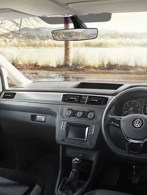 Volkwagen Caddy 2k silwer dash trim