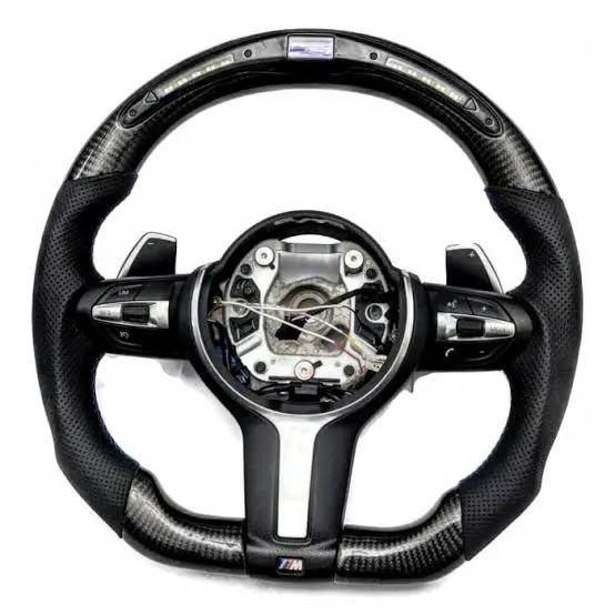 Carbon Fiber Steering Wheel Bmw F30 (Airbag cover excl ) Made on order 6 to 8 weeks