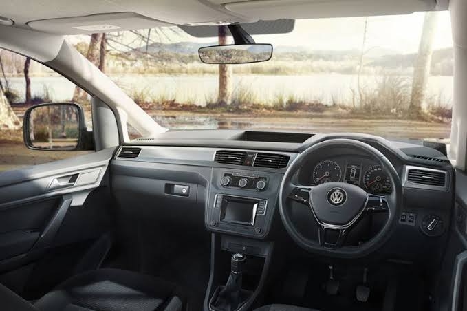 Volkwagen Caddy 2k silwer dash trim
