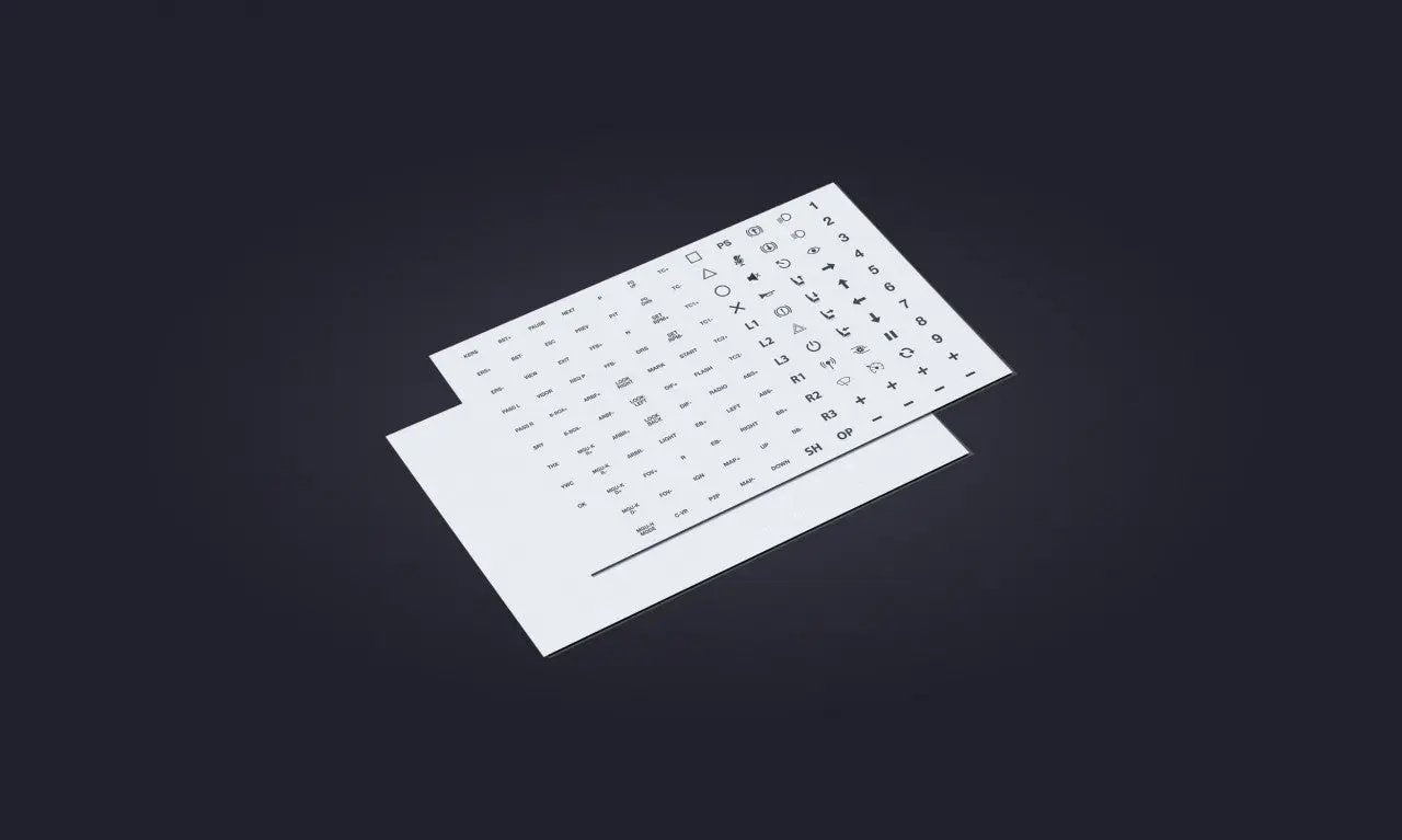 Fanatec button-caps-and-sticker-set In stock with Supplier 7 to 14 days