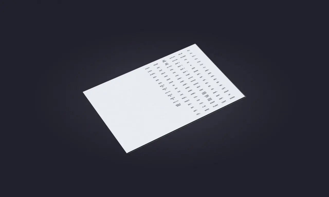 Fanatec button-caps-and-sticker-set In stock with Supplier 7 to 14 days