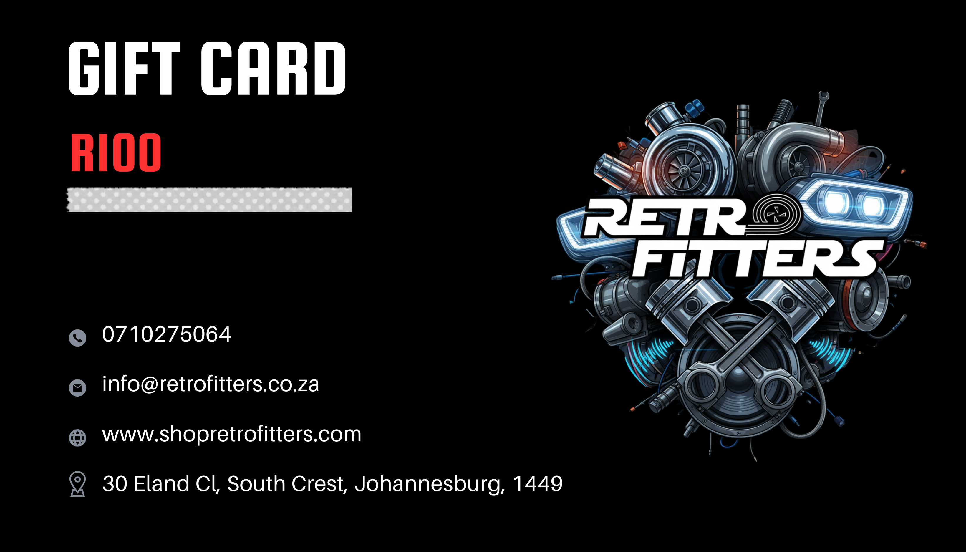 Retrofitters Gift Card Retrofitters RSA
