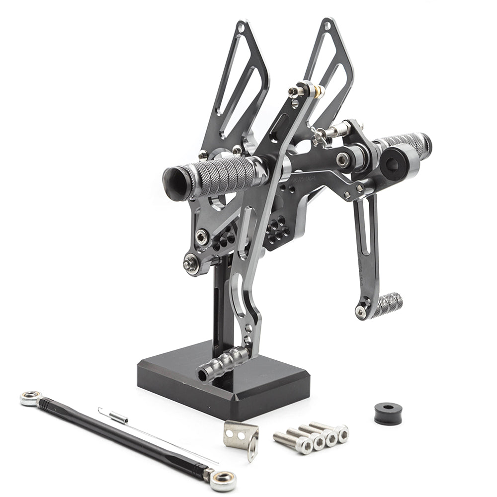 YAMAHA R6 R6S 2006-2023 CNC Adjustable Rear Set Rearsets Footrest Foot Rest Footpeg 2006 2007 2008 2009 2010 2011 2012