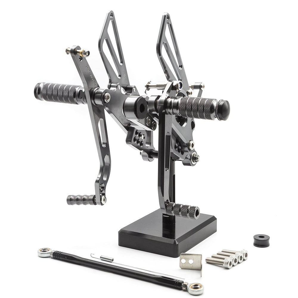 YAMAHA R6 R6S 2006-2023 CNC Adjustable Rear Set Rearsets Footrest Foot Rest Footpeg 2006 2007 2008 2009 2010 2011 2012