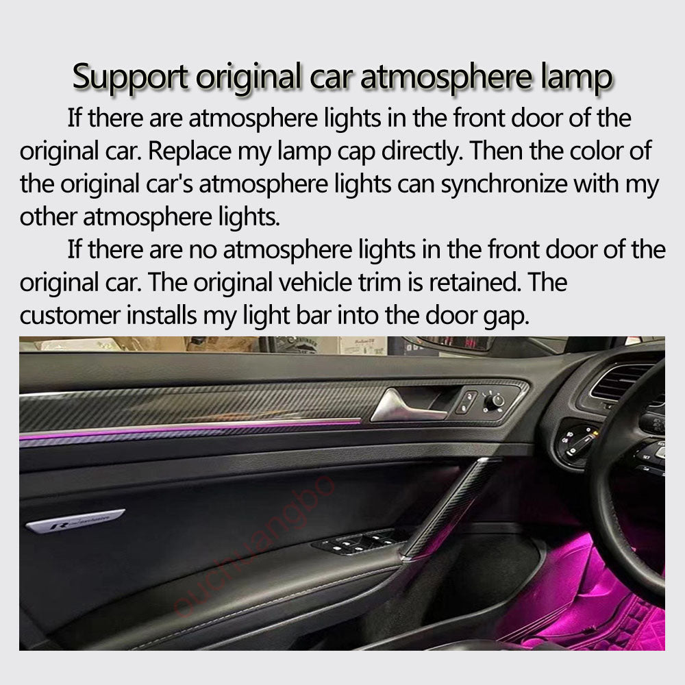 Rgb ambient interior lighting kit