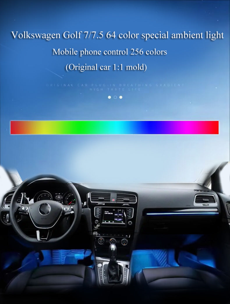 Rgb ambient interior lighting kit