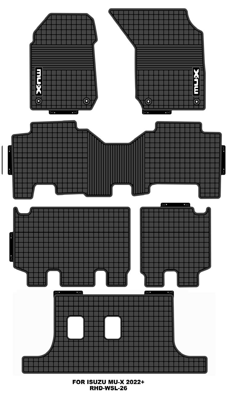 Izuzu 2013+ Heavy Duty Rubber mats