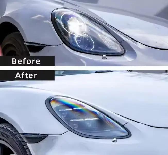 Porsche 981 Headlight Upgrade to 2025 Pdls Style Led Headlights for 2013 2014 2015 Porsche Cayman Boxster In stock with Supplier 7 to 14 days