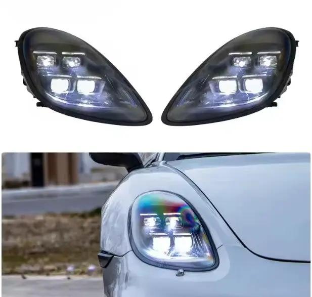 Porsche 981 Headlight Upgrade to 2025 Pdls Style Led Headlights for 2013 2014 2015 Porsche Cayman Boxster In stock with Supplier 7 to 14 days