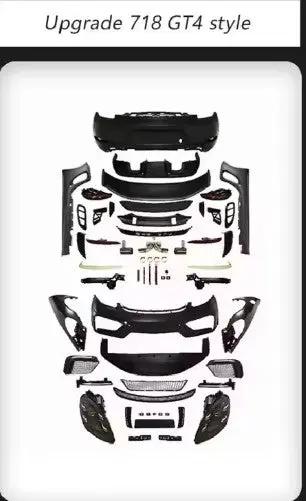 Porsche Cayman 718 Boxster 2016-2023 Upgrade Body kit In stock with Supplier 7 to 14 days