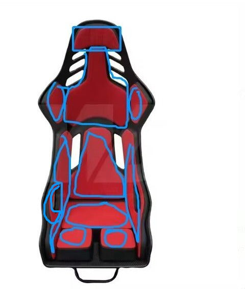 Carbon fiber racing seats
