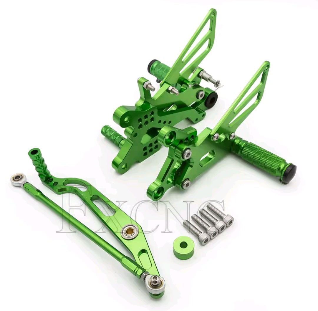 YAMAHA R6 R6S 2006-2023 CNC Adjustable Rear Set Rearsets Footrest Foot Rest Footpeg 2006 2007 2008 2009 2010 2011 2012