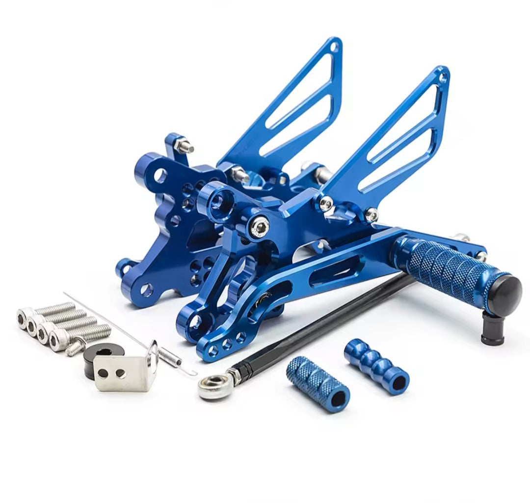 YAMAHA R6 R6S 2006-2023 CNC Adjustable Rear Set Rearsets Footrest Foot Rest Footpeg 2006 2007 2008 2009 2010 2011 2012
