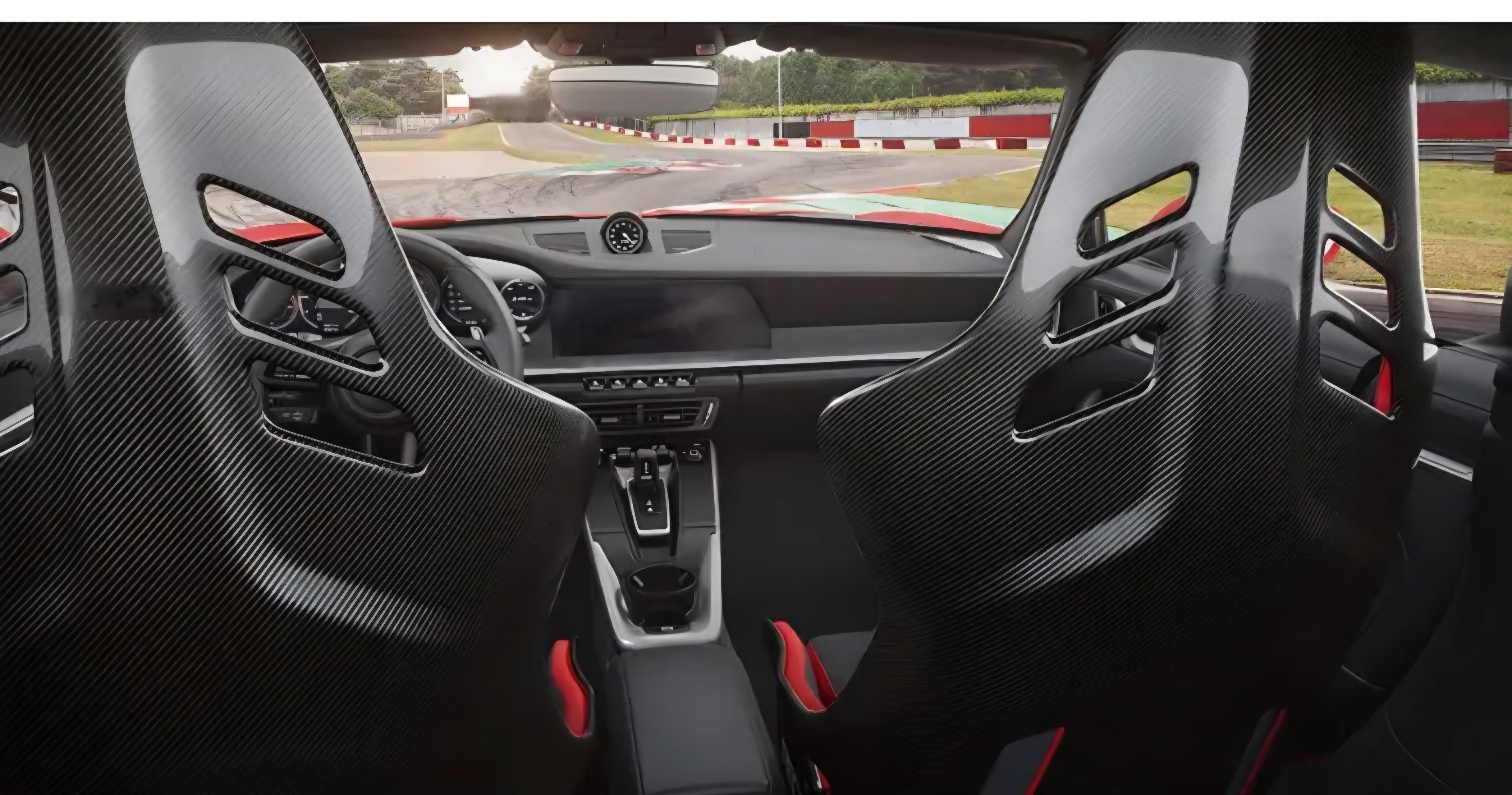 Carbon fiber racing seats
