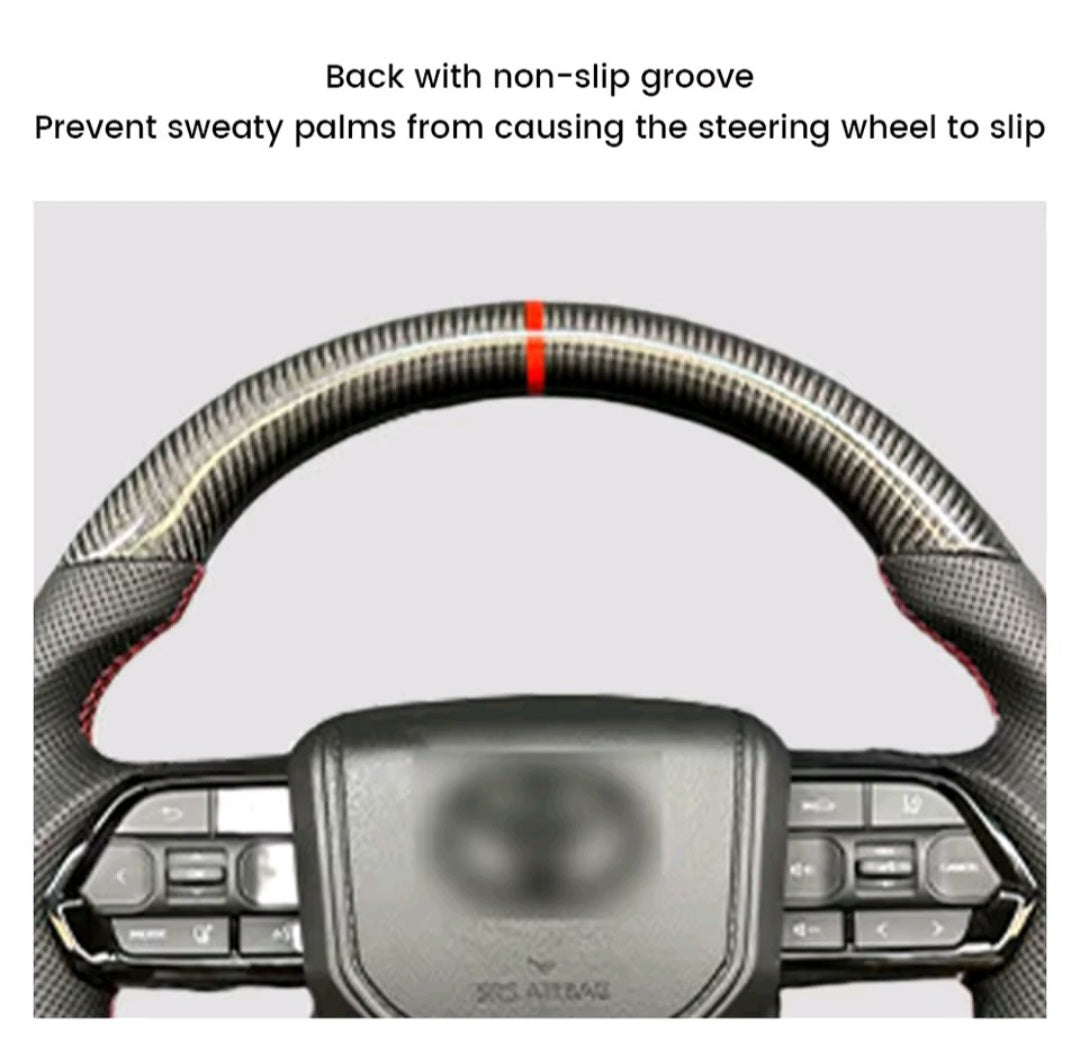 Carbon fiber steering Toyota Hilux and Cruizer complete wheel