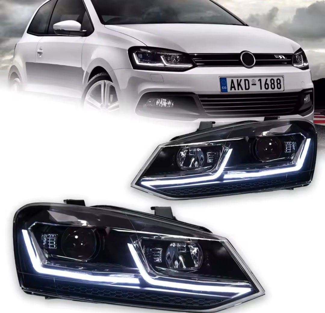 Volkswagen Polo 6R 6c headlights