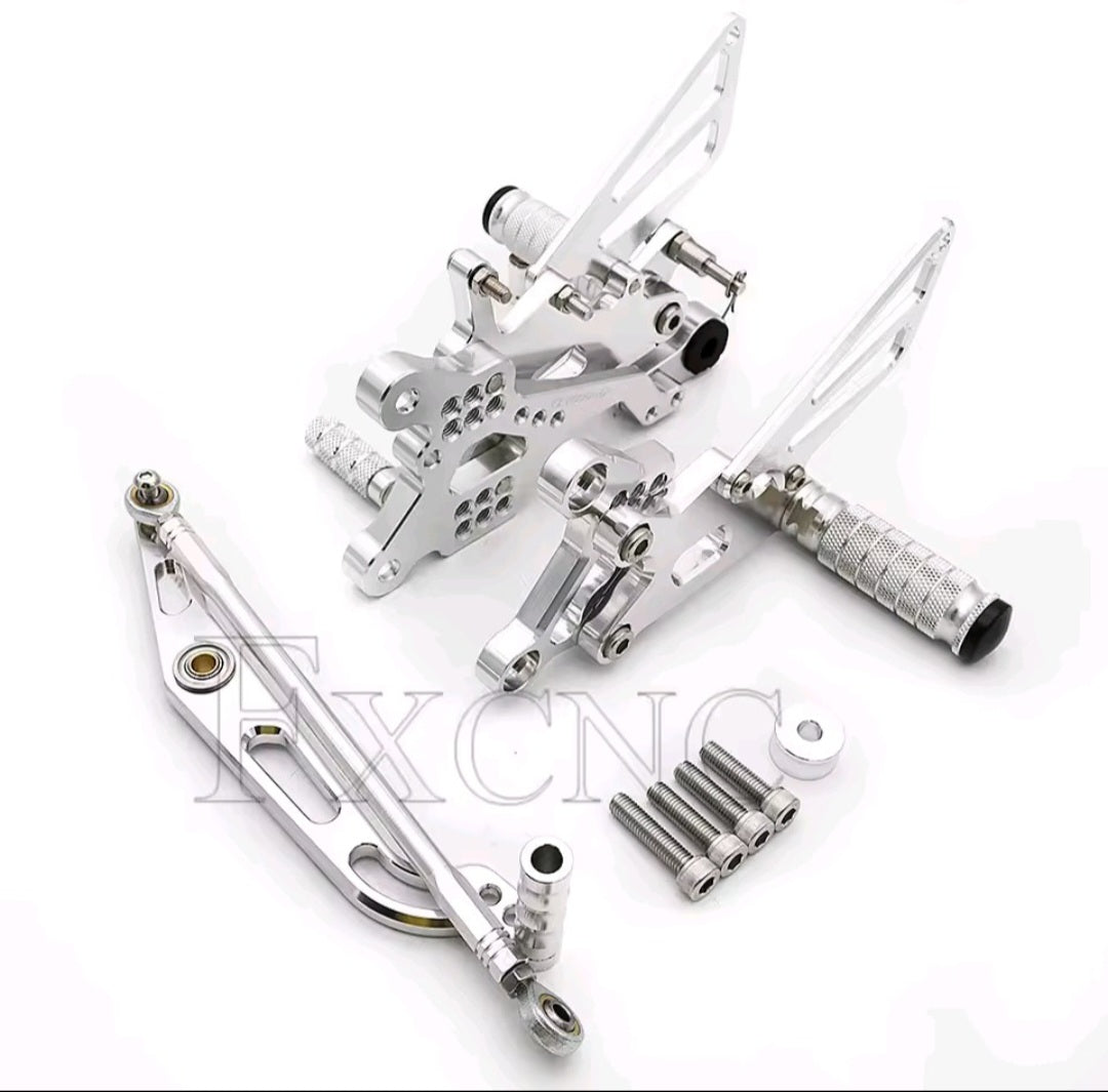 YAMAHA R6 R6S 2006-2023 CNC Adjustable Rear Set Rearsets Footrest Foot Rest Footpeg 2006 2007 2008 2009 2010 2011 2012