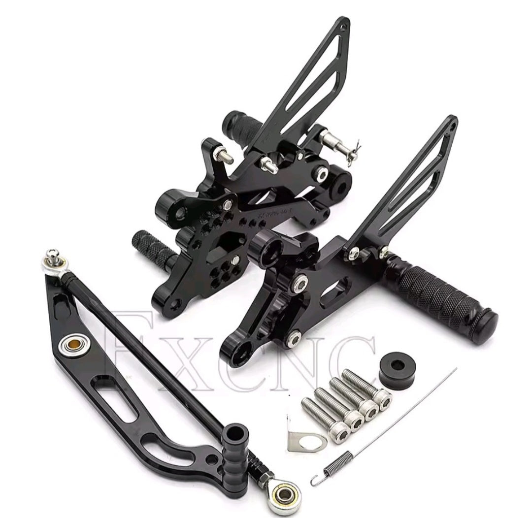 YAMAHA R6 R6S 2006-2023 CNC Adjustable Rear Set Rearsets Footrest Foot Rest Footpeg 2006 2007 2008 2009 2010 2011 2012
