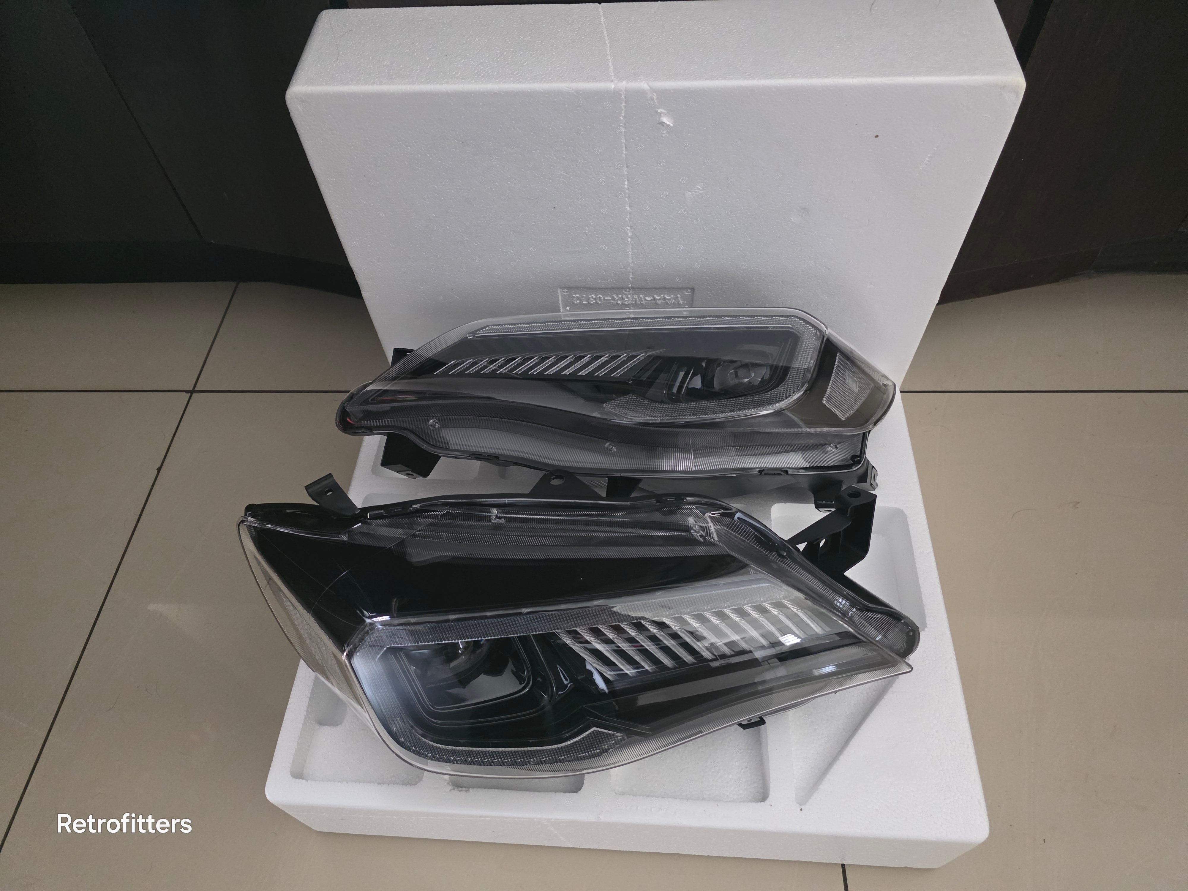 Pair LED Headlight Assembly for Subaru WRX 2008-2014 Headlight Plug and Play with DRL Dynamic Turn Projector Lens Headlamp In stock with Supplier 7 to 14 days