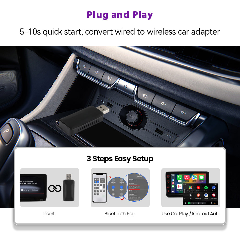 Wireless Carplay / Andrios auto dongle .