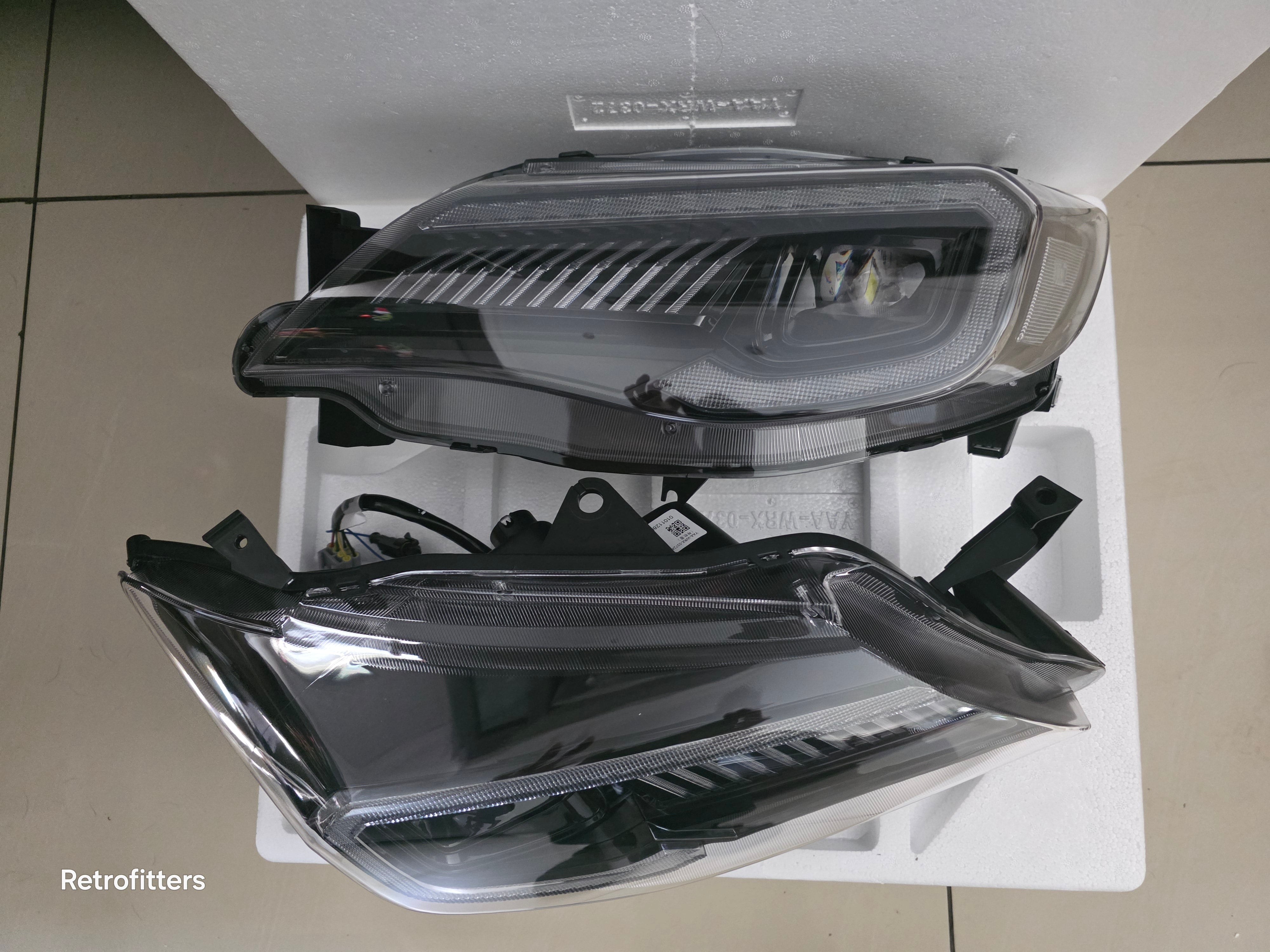 Pair LED Headlight Assembly for Subaru WRX 2008-2014 Headlight Plug and Play with DRL Dynamic Turn Projector Lens Headlamp In stock with Supplier 7 to 14 days