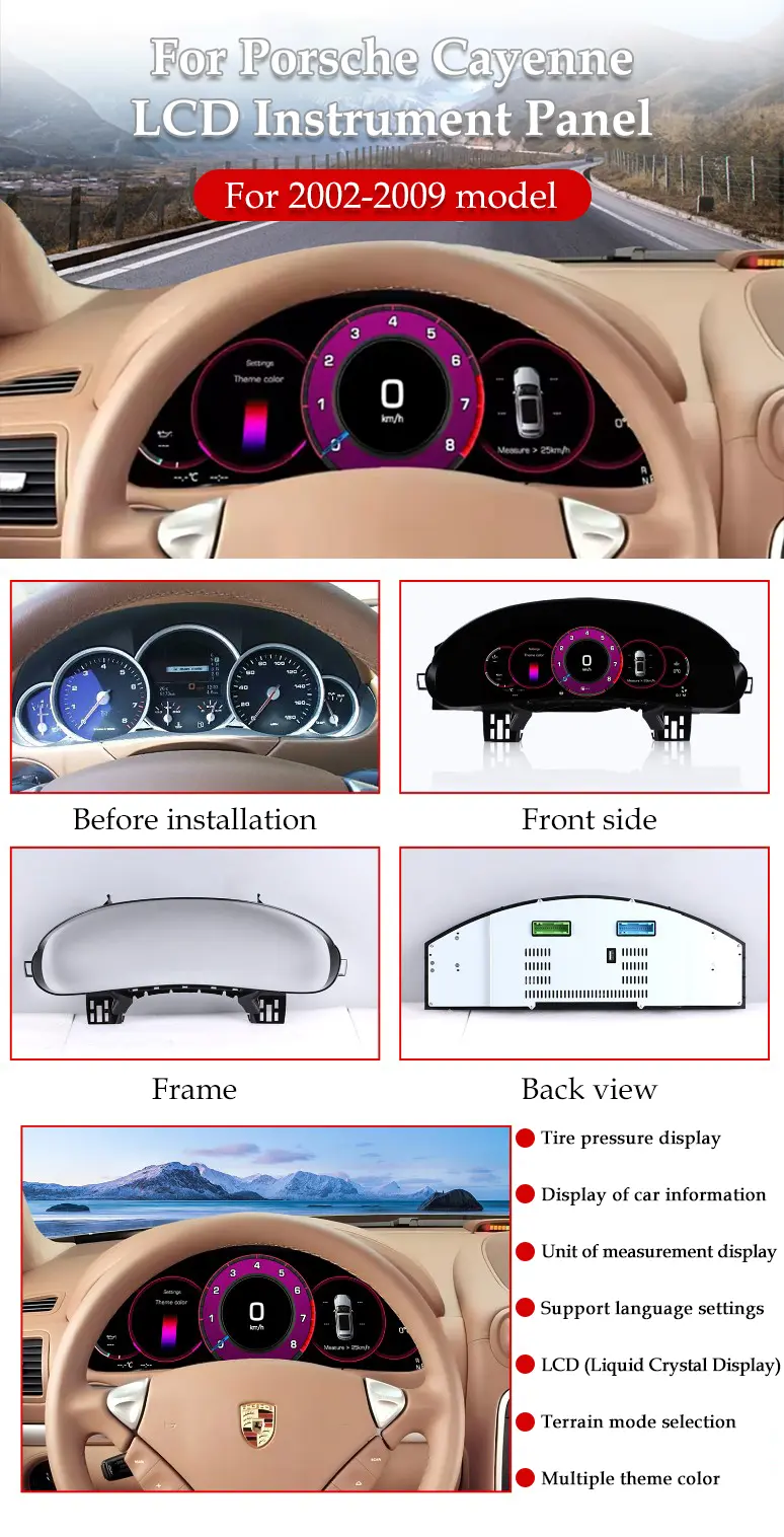 Virtual cluster for  Porsche In stock with Supplier 7 to 14 days