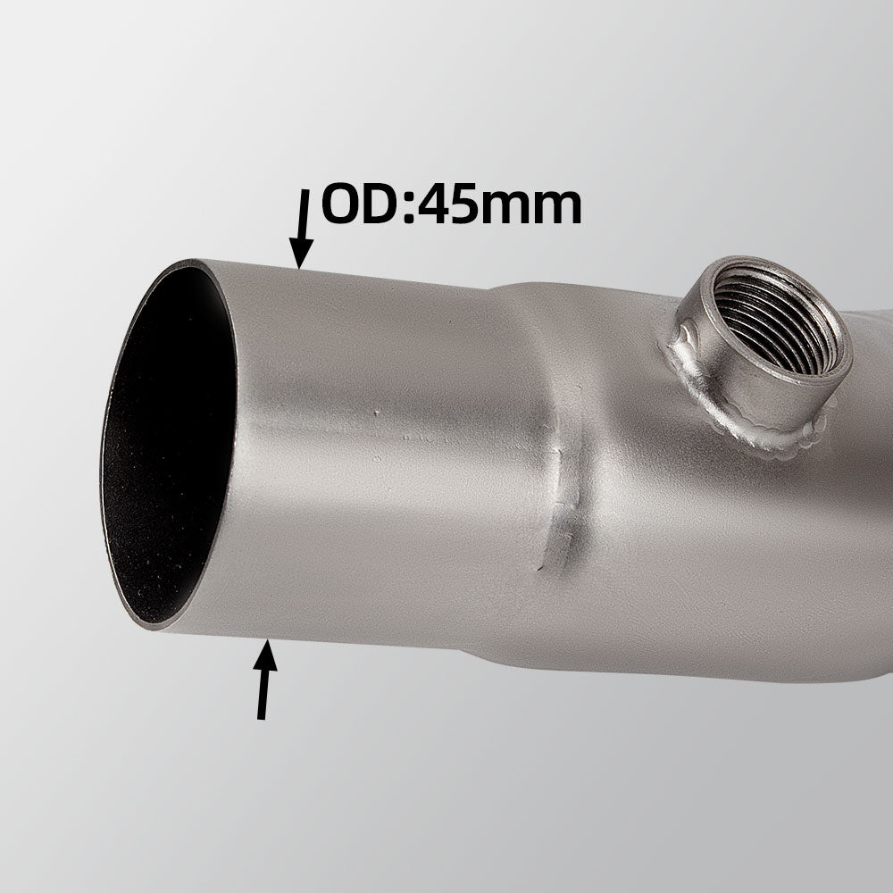YAMAHA R6 Full Motorcycle Exhaust System Front Pipe 2006-2020 Exhaust