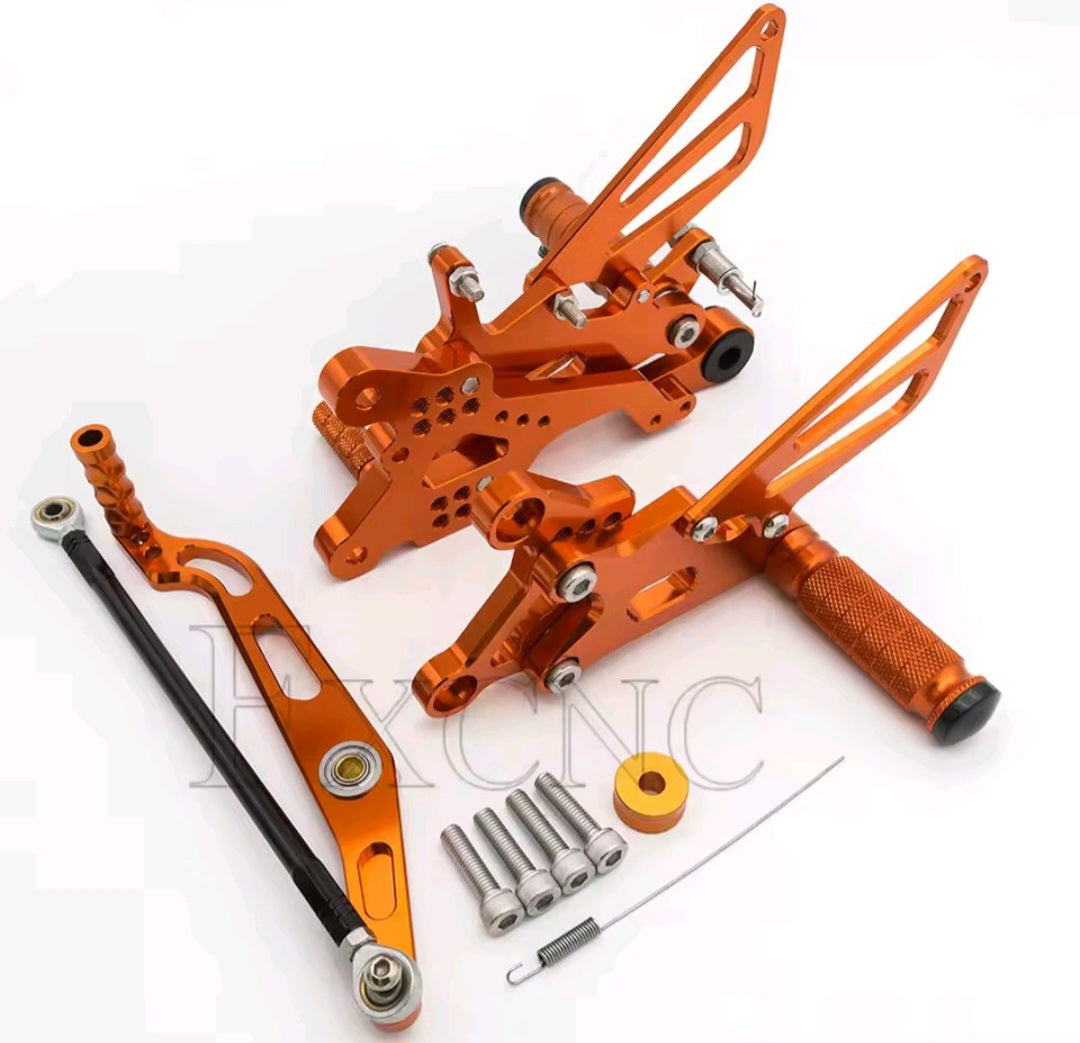 YAMAHA R6 R6S 2006-2023 CNC Adjustable Rear Set Rearsets Footrest Foot Rest Footpeg 2006 2007 2008 2009 2010 2011 2012