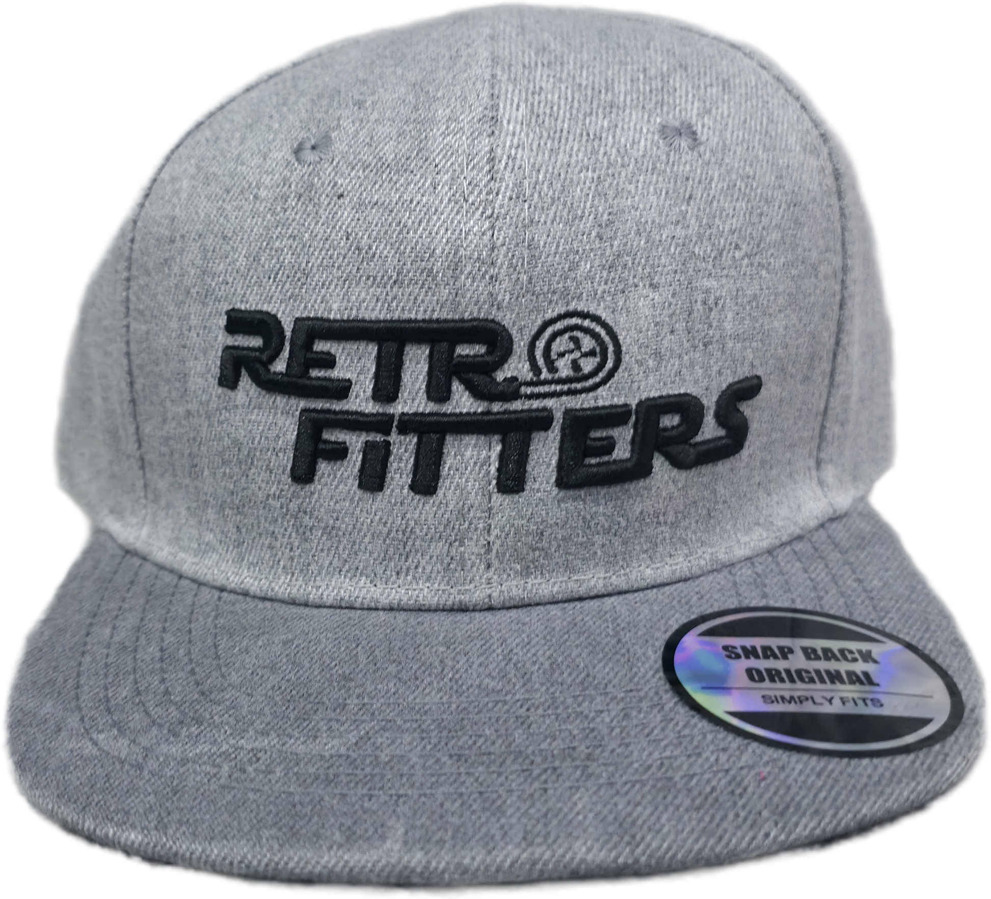 Retrofitters snapback flatpeak caps