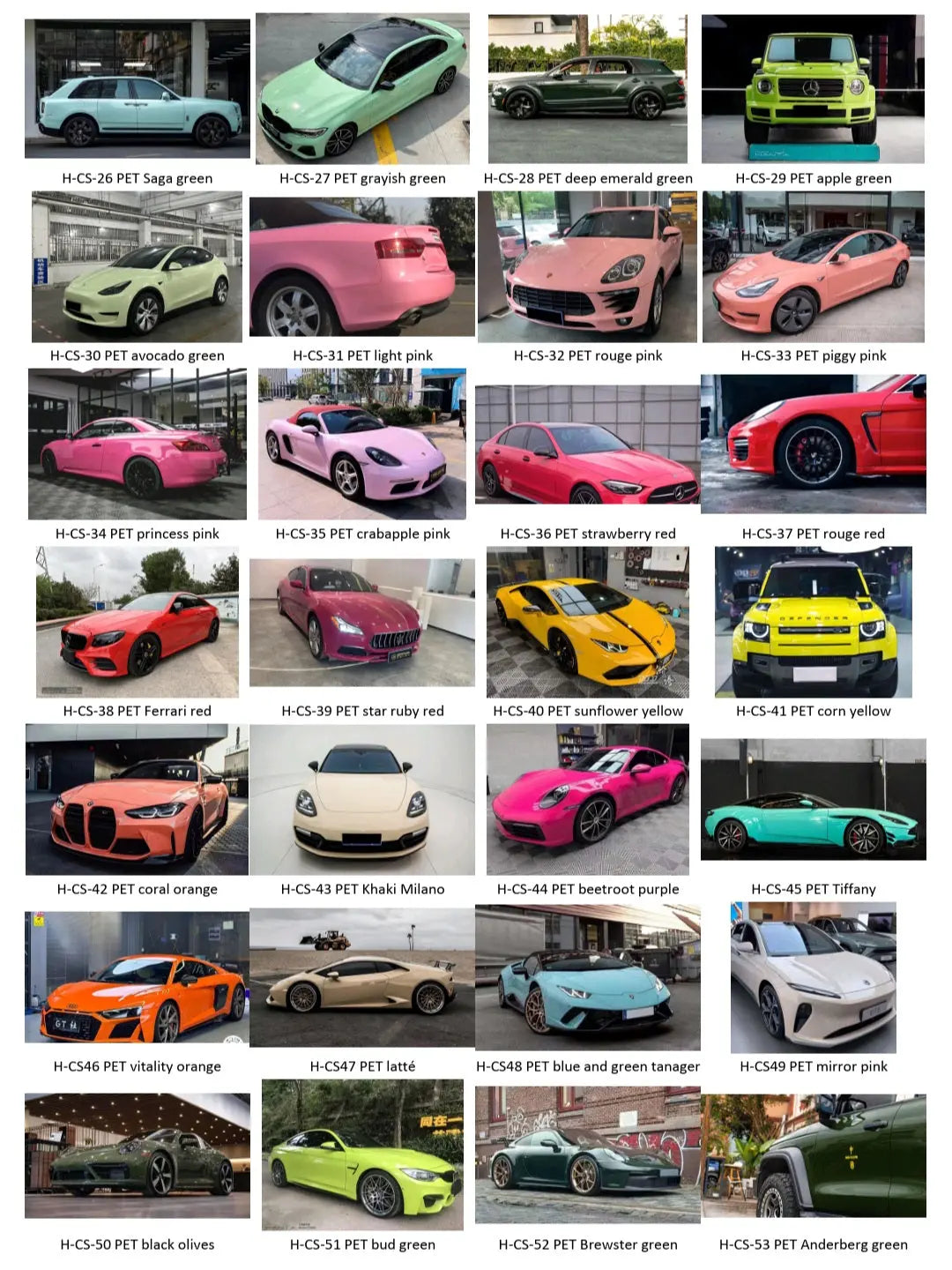 Premuin Vinyl wrap - Headlight Film -  Taillight film - Smash and Grap film In stock with Supplier 7 to 14 days