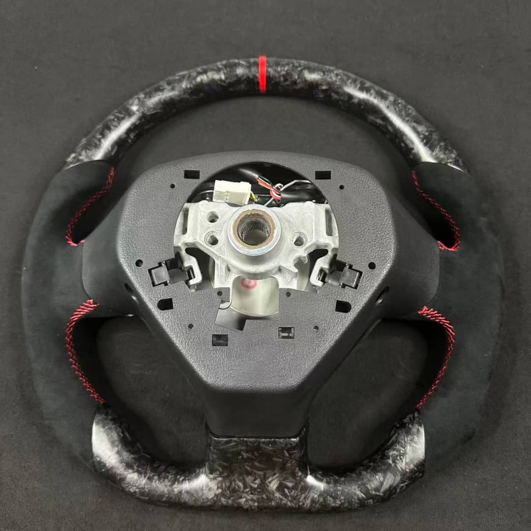 Carbon Fiber Steering Wheel Subaru (Airbag cover excl ) Made on order 6 to 8 weeks