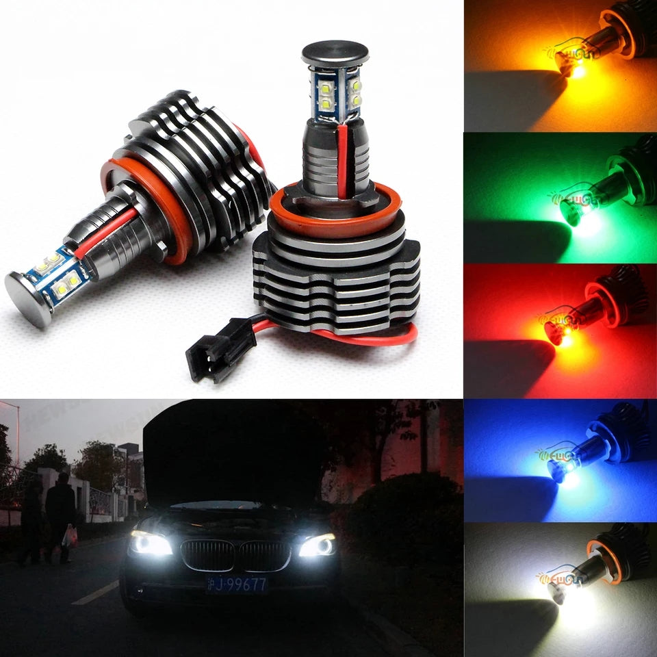 Hoë kwaliteit Cree chip 20W H8 motor gelei engel oog kit vir BMW E82/E87/E91/E92/E92 M3/E93/E61/E63/E64/F01/F02/E84 X1