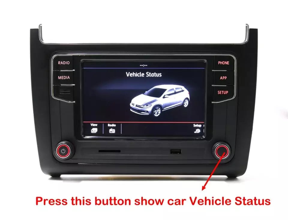 Volkswagen Polo tsi Carplay MIB Radio (vir klein skerm)