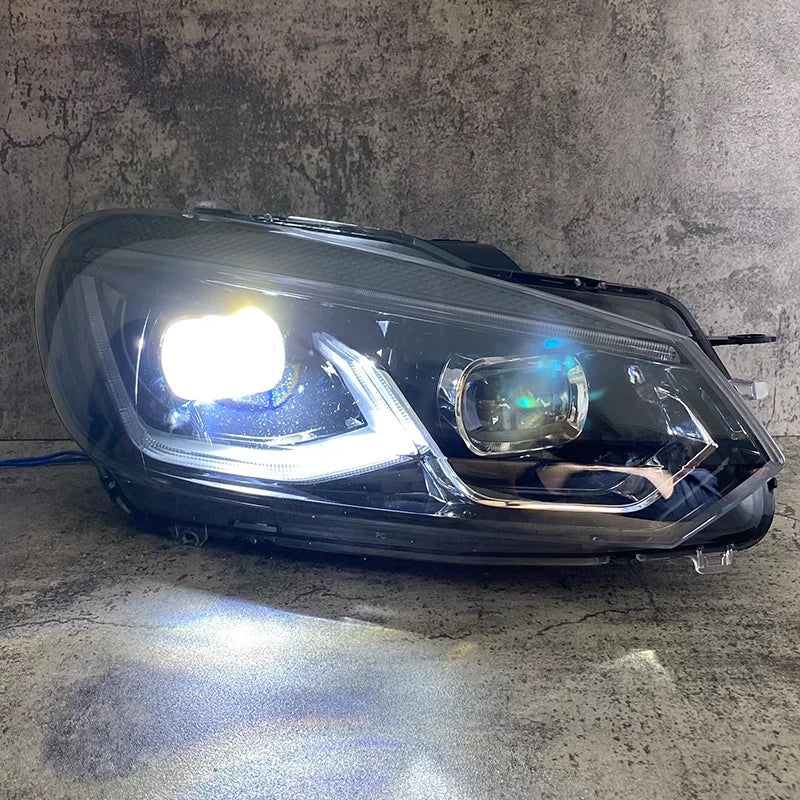Volkswagen Jetta /Golf MK6 Headlights LED DRL Running lights Bi-Xenon Beam