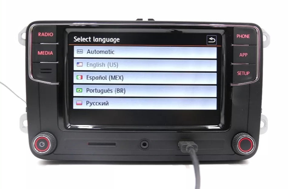 Volkswagen MIB2 6.5 duim Carplay en Android auto MQB Radio rcd340 