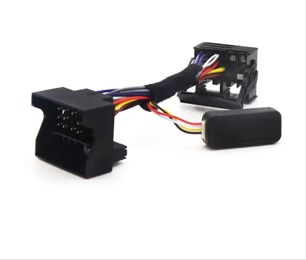 RCD330 RCD360 radio multifunksionele stuurwielknoppie-beheersimulatoradapter vir VW Golf 5 6 Jetta MK5 Touran Caddy Passat B6