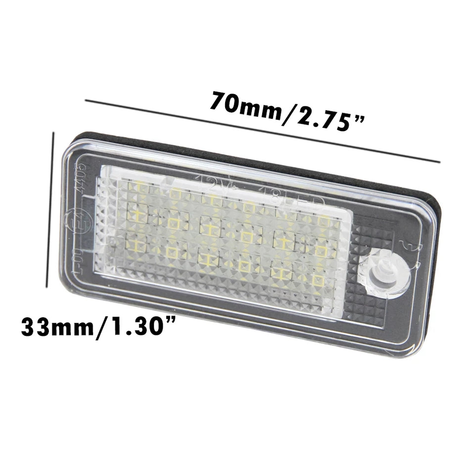 Audi LED nommerplaat lig eenhede