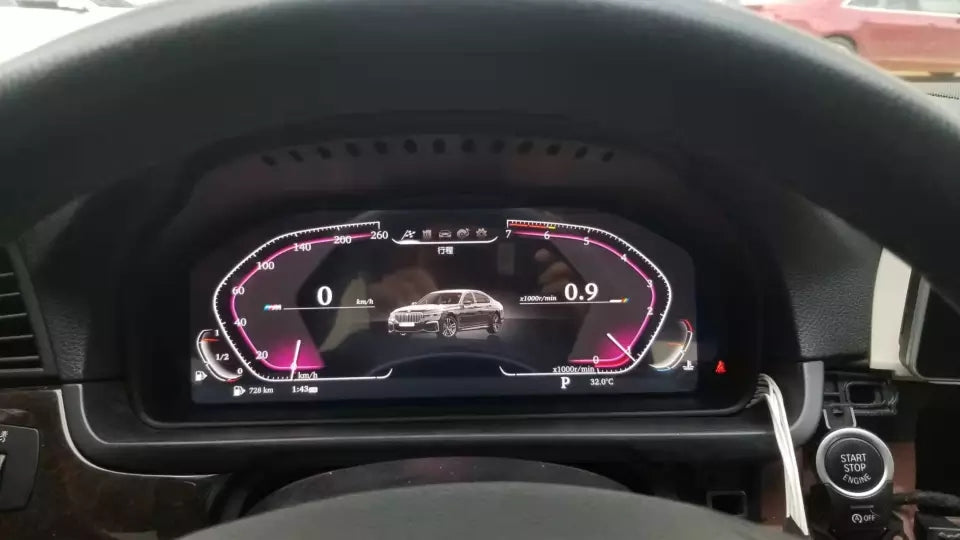 Digital Virtaul Cluster for Bmw 5 / 6 / 7 Series F10 / F01 / Fx3 / X4 / X5