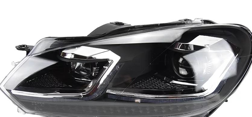 Volkswagen Jetta /Golf MK6 Headlights LED DRL Running lights Bi-Xenon Beam