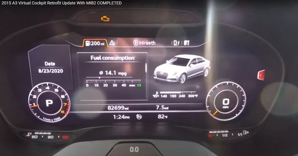 Virtual Cluster  OEM for Audi A3 S3 Q2