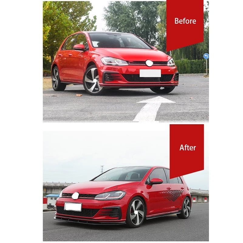Volkwagen 2016-2020 Golf 7.5 R/R-Line/GTI Dedicated TCR Kit Exterior Parts Auto Replacement Car Front Shovel, Side Skirts, Tail Lip