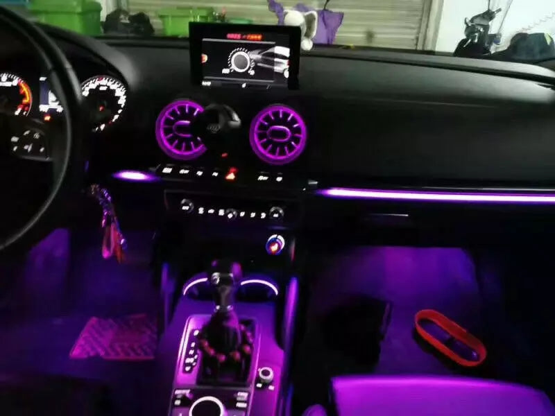 Audi A3 8V 2013-2018 Motordeure Binne LED Versier Trim Atmosfeer Ligte