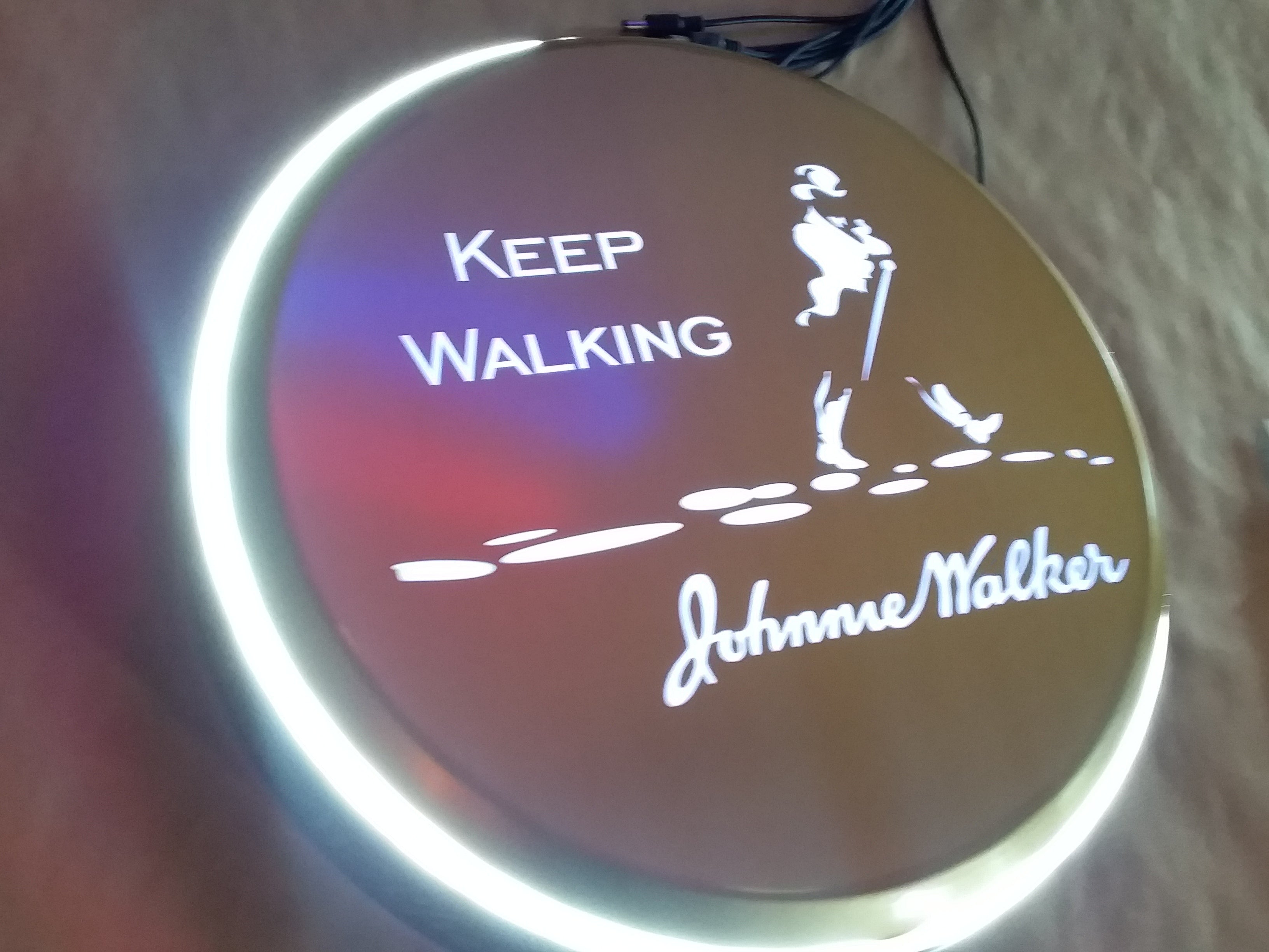 Pasgemaakte Led Light Box-muurmontering