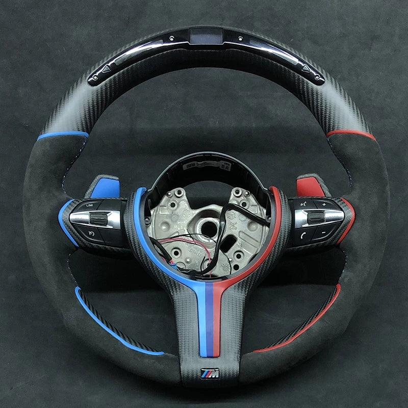 Carbon Fiber Steering Wheel Bmw F30  (Airbag cover excl )